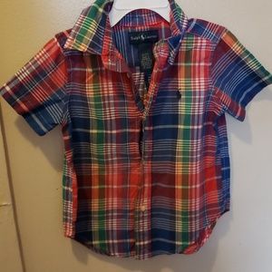 Size 2T Ralph Lauren button down